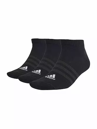 ADIDAS | Confezione da 3 paia di calzini sneaker Thin and Light Sportswear Low-Cut | schwarz